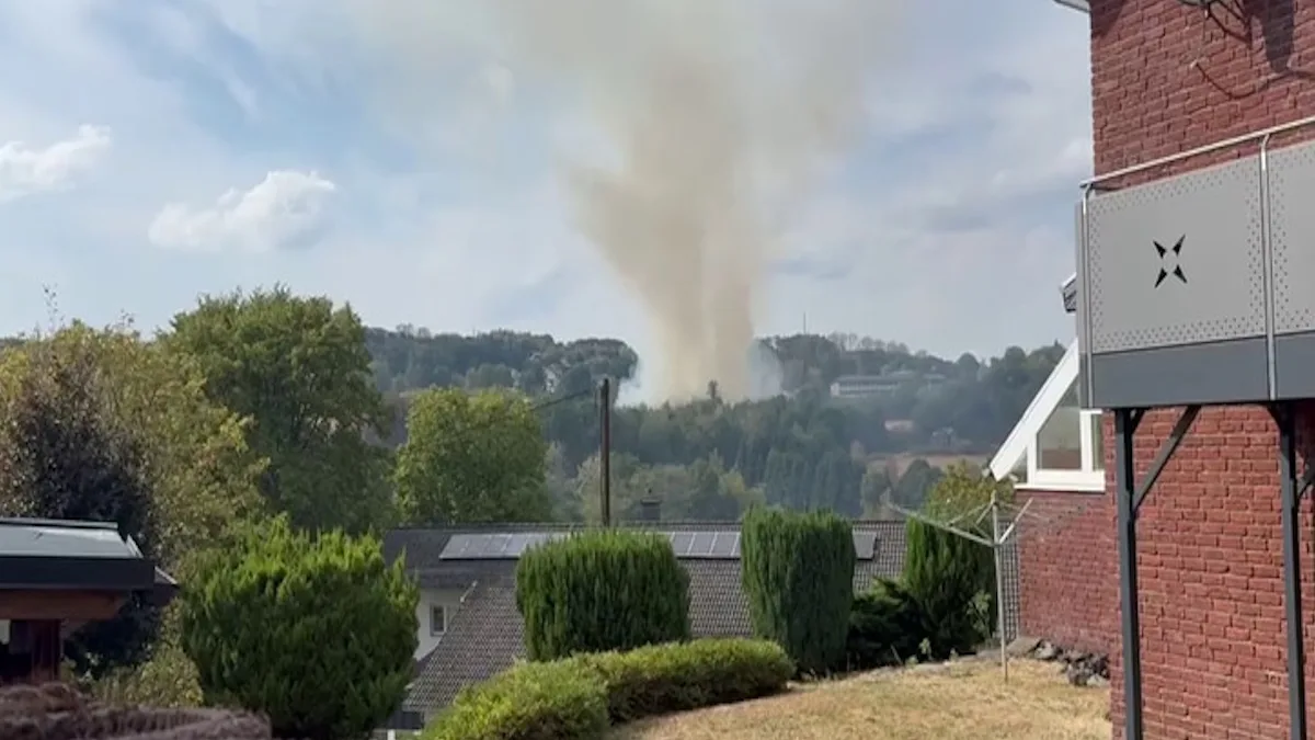 Brand im Westerwald