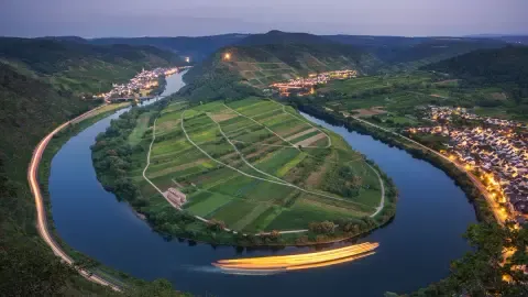 Hufeisenschleife Der Mosel In Deutschland