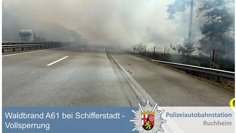 Waldbrand A61